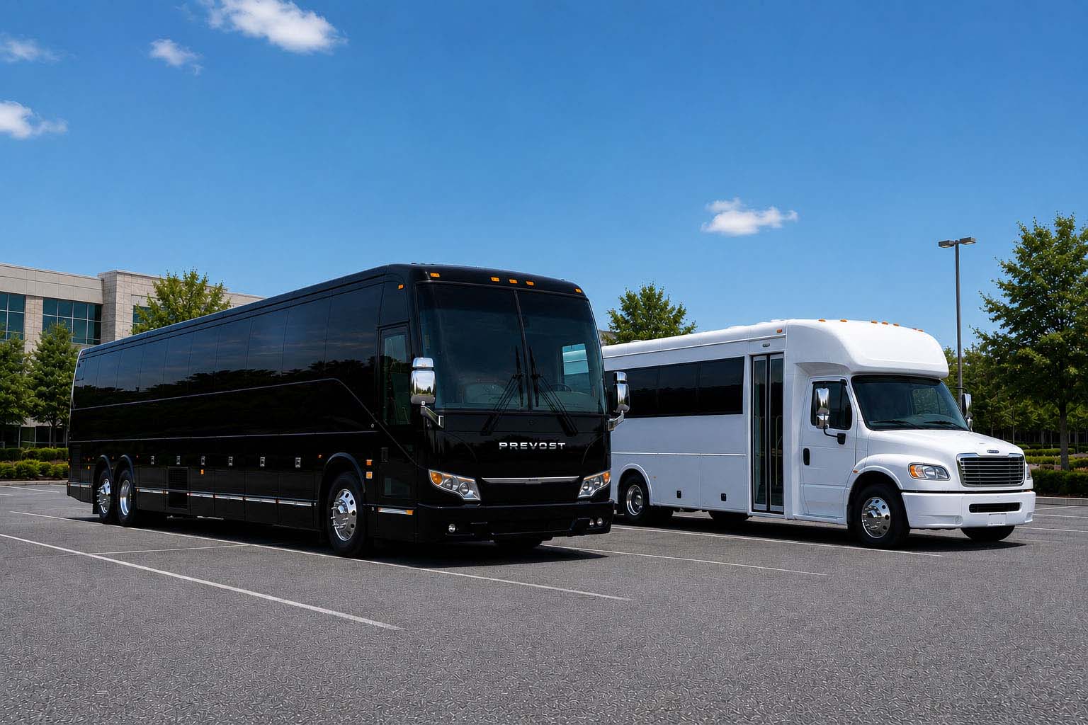 Charter bus rental in Miami, FL